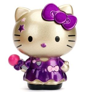 Hello Kitty Purple 2.5 Inch MetalFigs Diecast Collectible Figure
